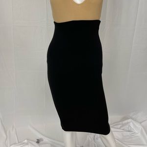 Long Black Bead Skirt